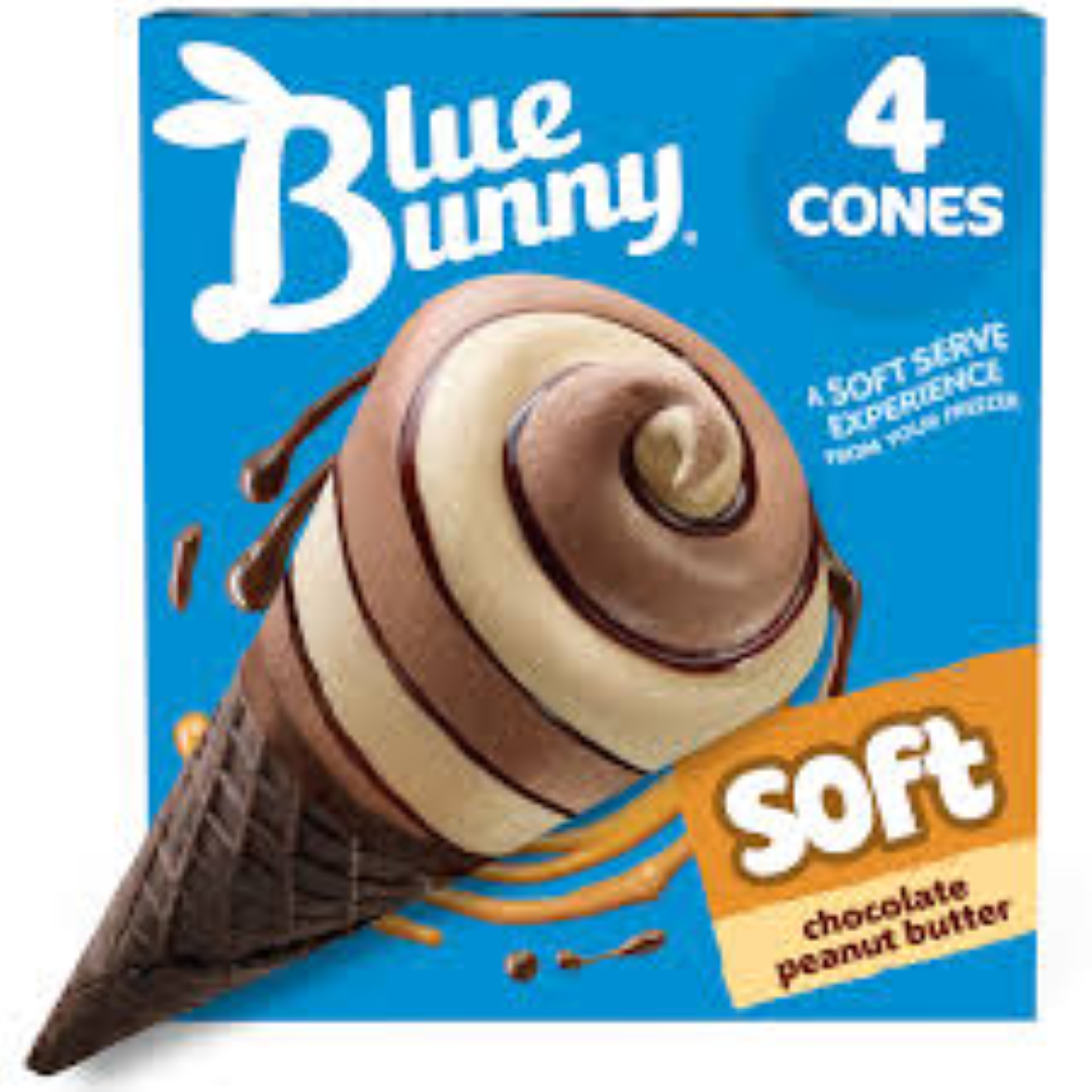 OOH!TWIGA BLUE- CHOC N NUTS CONES